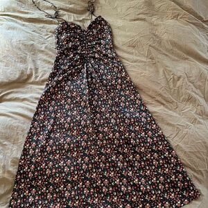 Sandro Paris Emmanuela Ditsy Floral Midi Dress